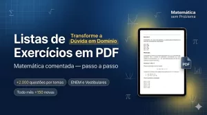 Listas de Exercícios em PDF – Assinatura