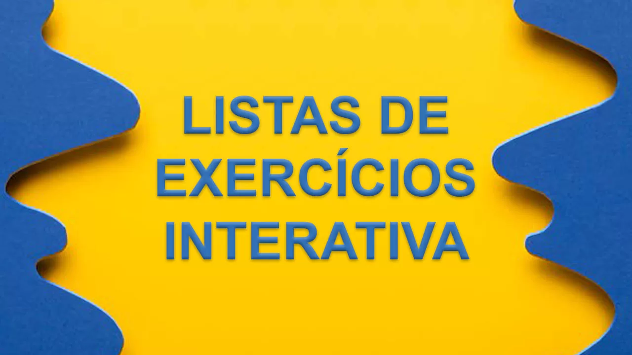 Curso em powerpoint com Lista de Exercicios Interativa